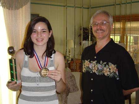 Jim with his Student, Emily